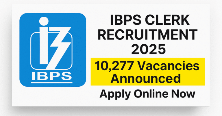 IBPS Clerk Notification 2025